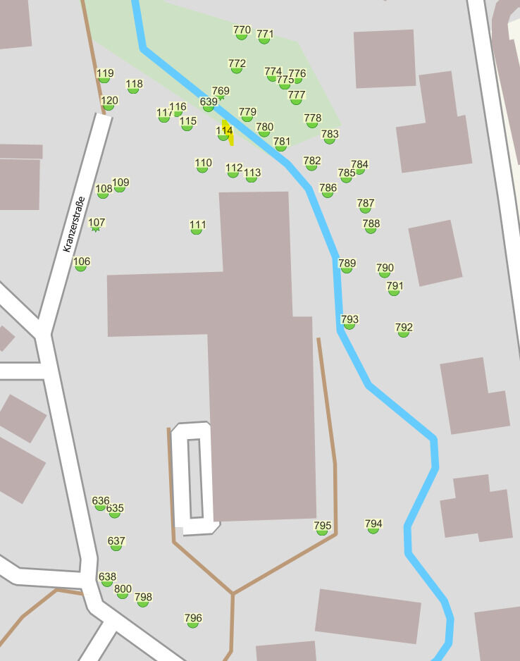 Screenshot Baumkataster